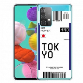 Cover Samsung Galaxy A32 Carta D'imbarco Per Tokyo