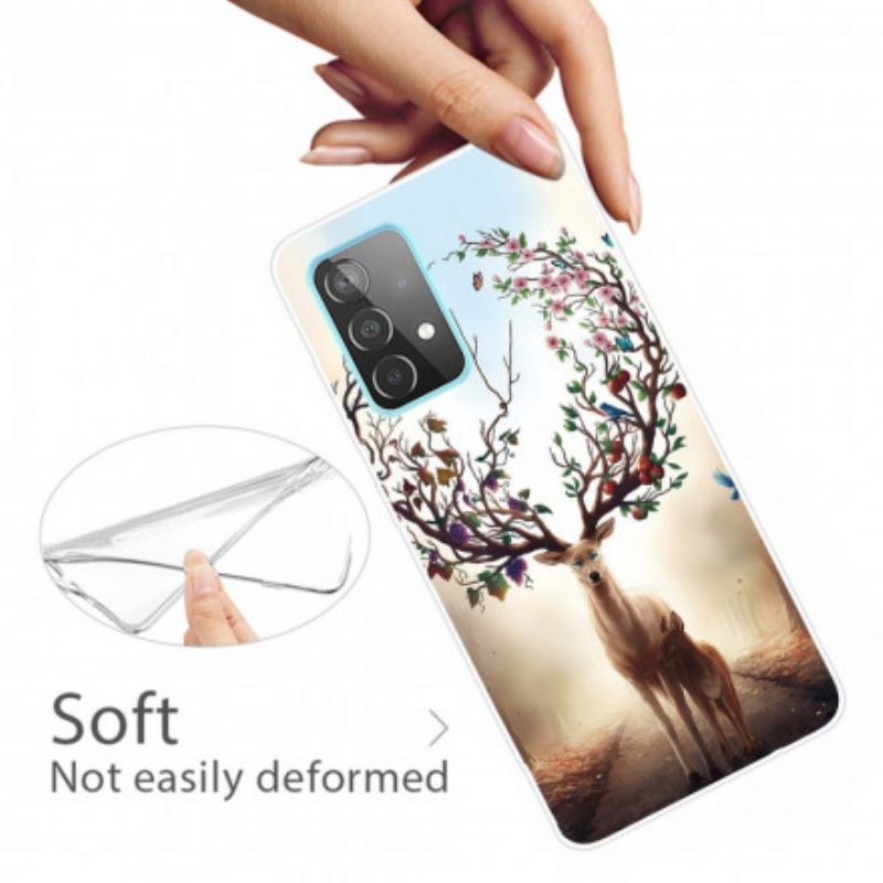 Cover Samsung Galaxy A32 Cervo Flessibile