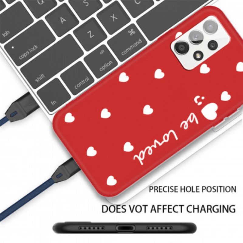 Cover Samsung Galaxy A32 Cuore In Silicone Be Loved