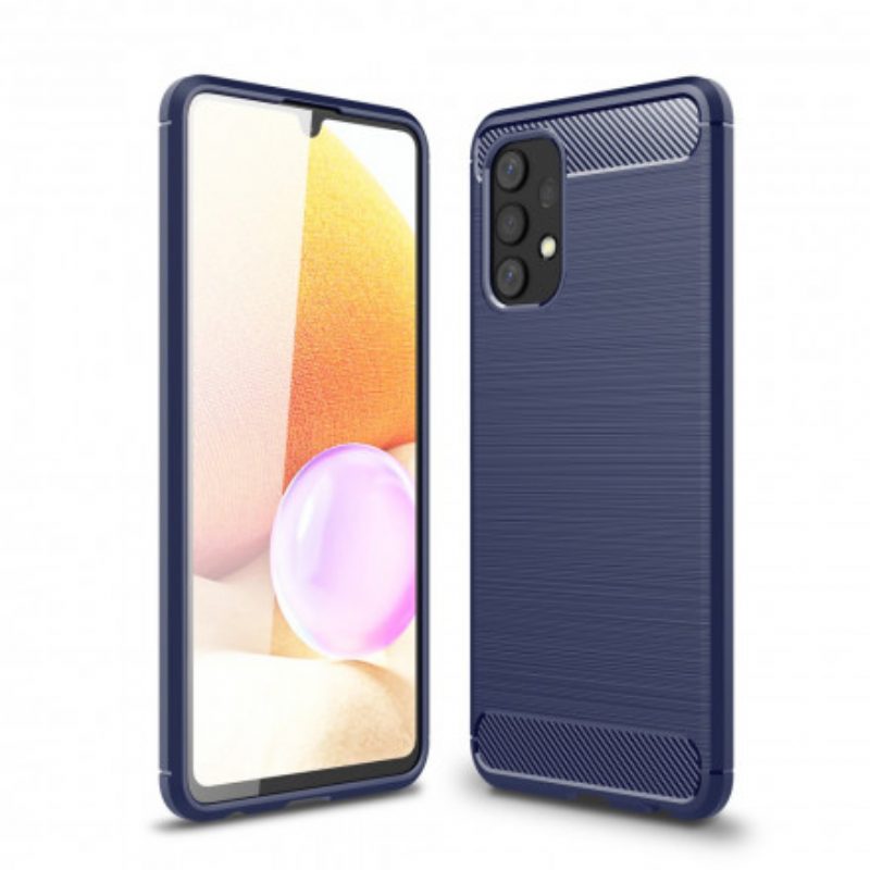 Cover Samsung Galaxy A32 Fibra Di Carbonio Spazzolata