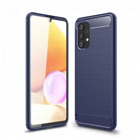 Cover Samsung Galaxy A32 Fibra Di Carbonio Spazzolata