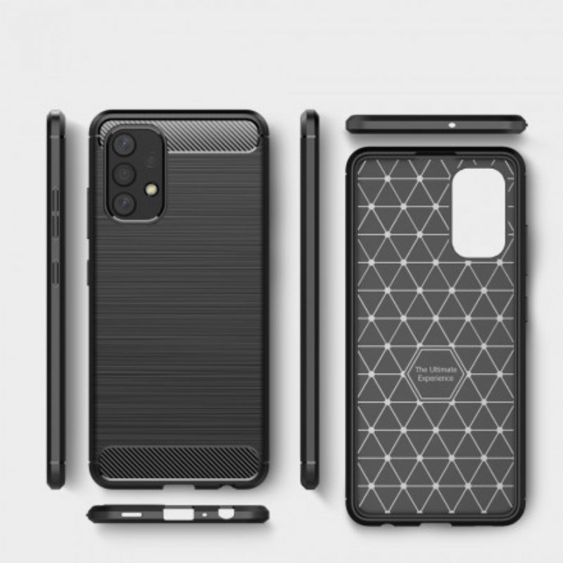 Cover Samsung Galaxy A32 Fibra Di Carbonio Spazzolata