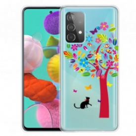 Cover Samsung Galaxy A32 Gatto Sotto L'albero