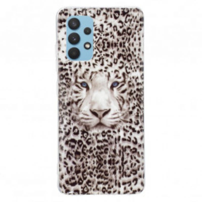 Cover Samsung Galaxy A32 Leopardo Fluorescente