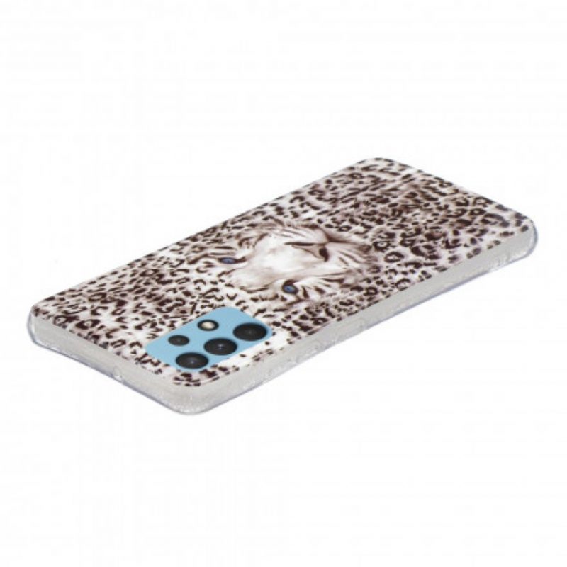 Cover Samsung Galaxy A32 Leopardo Fluorescente