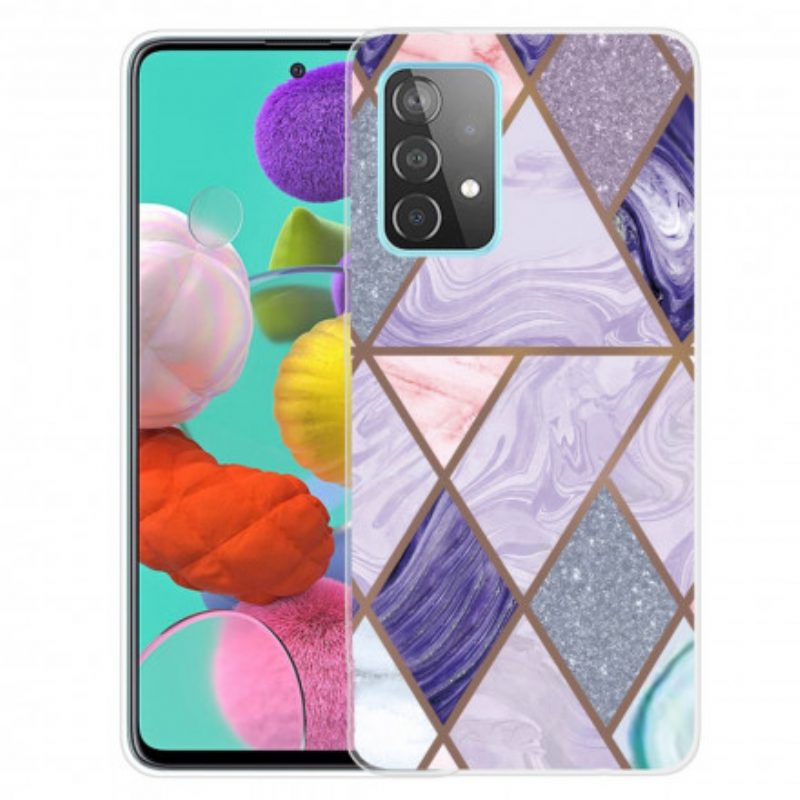 Cover Samsung Galaxy A32 Marmo Geometrico Variabile