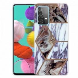 Cover Samsung Galaxy A32 Rifiuta Il Marmo Geometrico