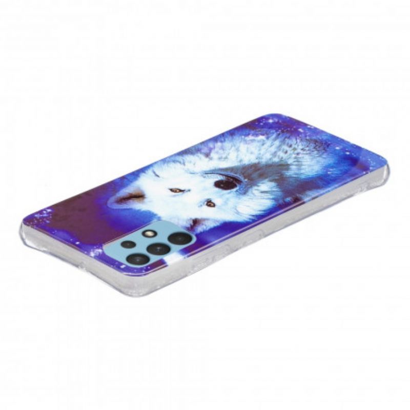 Cover Samsung Galaxy A32 Serie Di Lupi Fluorescenti