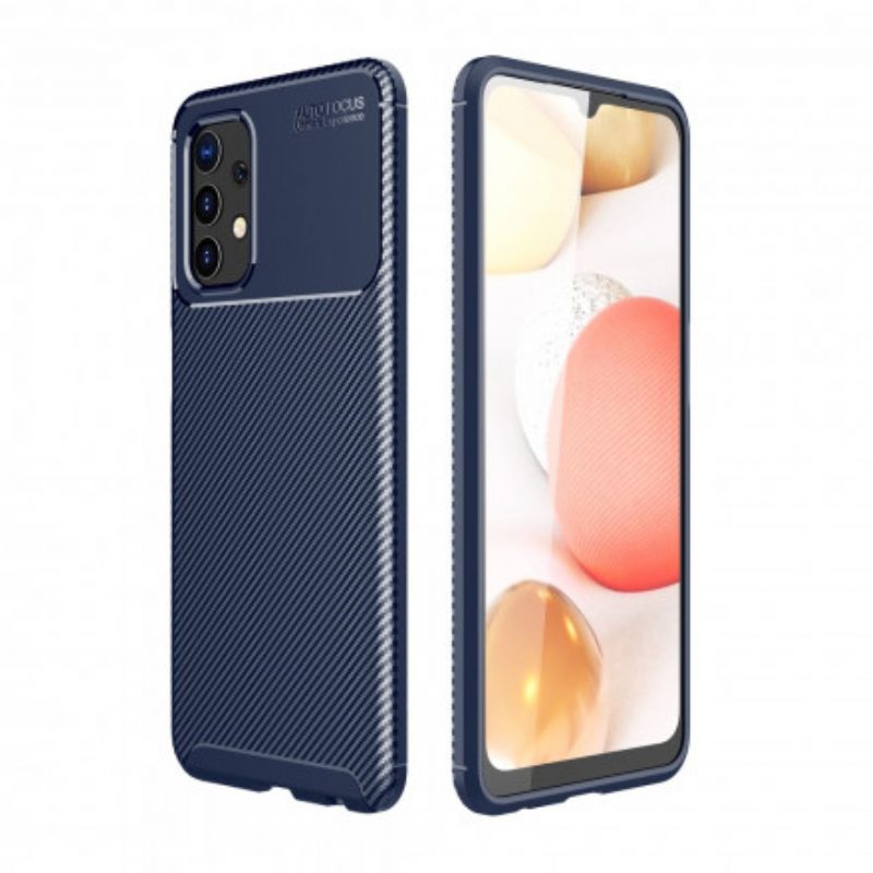 Cover Samsung Galaxy A32 Struttura Flessibile In Fibra Di Carbonio