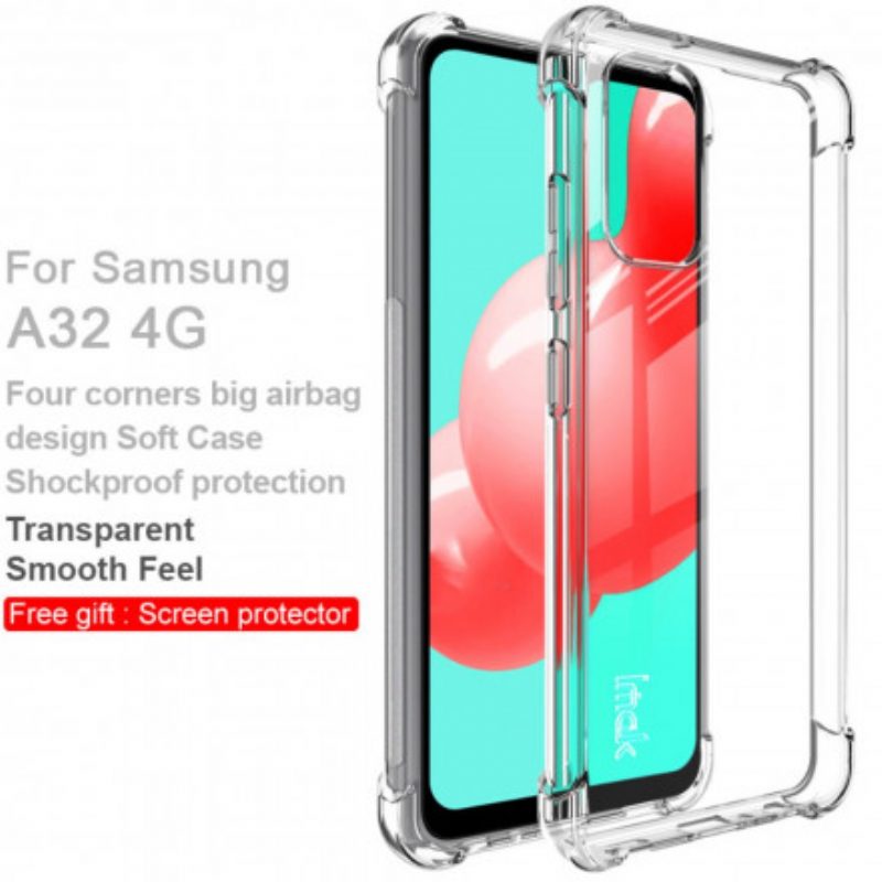 Cover Samsung Galaxy A32 Trasparente Silky Imak