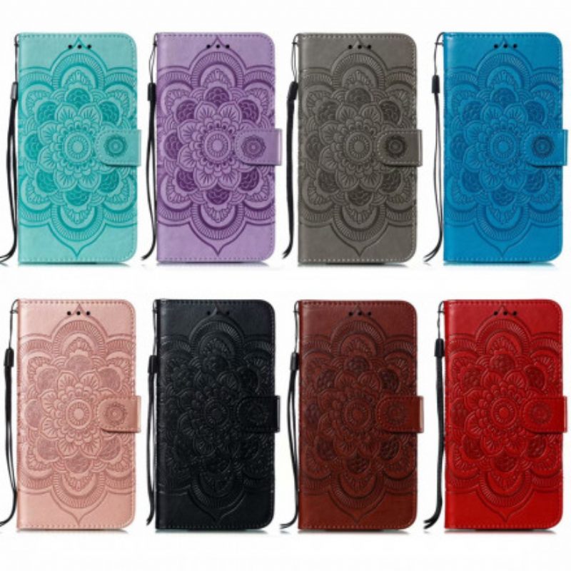 Custodia in pelle Samsung Galaxy A32 Mandala Completo