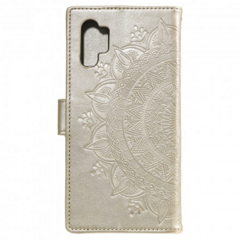 Custodia in pelle Samsung Galaxy A32 Mandala Del Sole