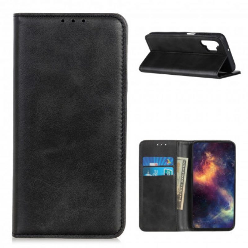 Folio Cover Samsung Galaxy A32 Custodia in pelle Cuoio Spaccato