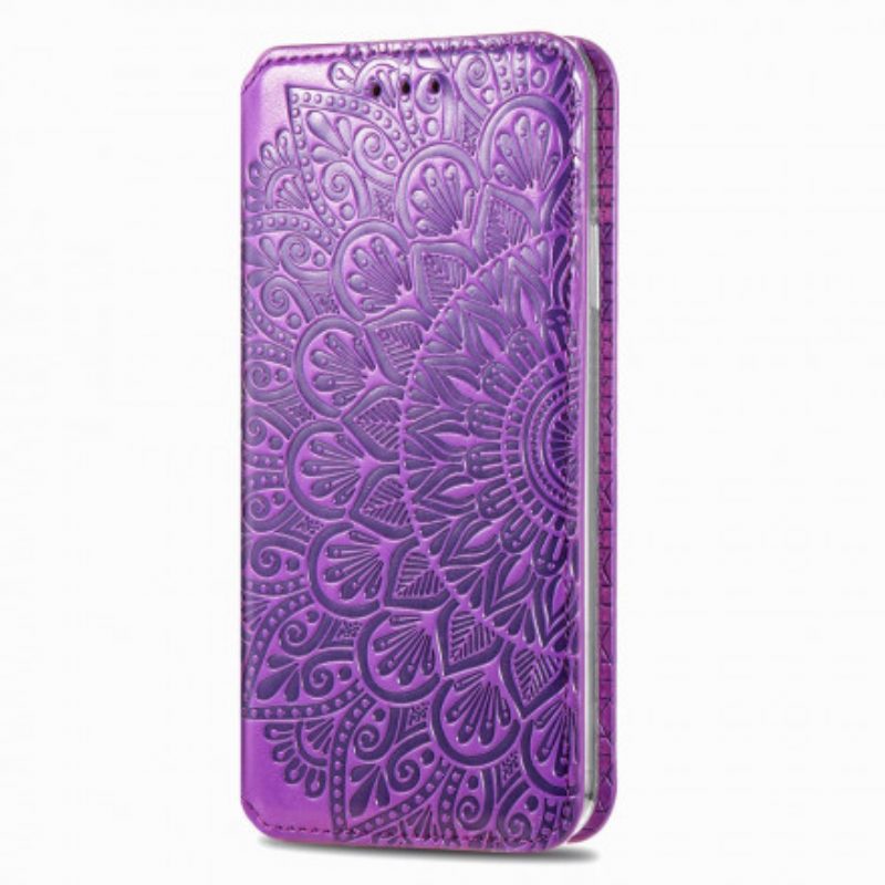 Folio Cover Samsung Galaxy A32 Custodia in pelle Mandala