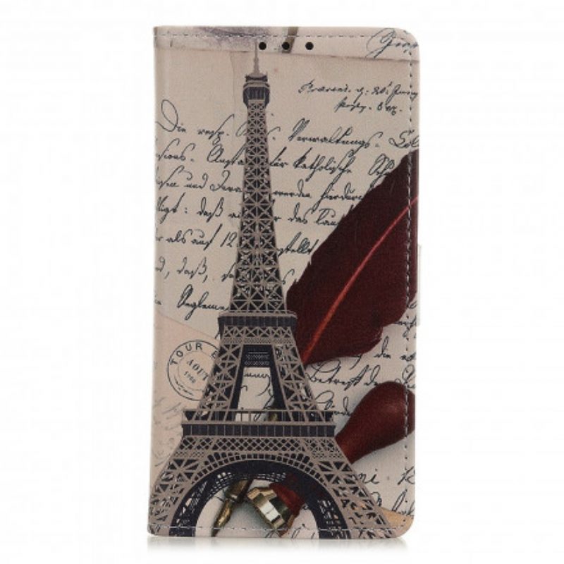 Folio Cover Samsung Galaxy A32 Torre Eiffel Del Poeta