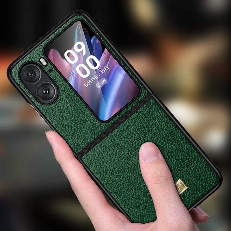 Folio Cover Oppo Find N2 Flip Custodia in pelle Similpelle