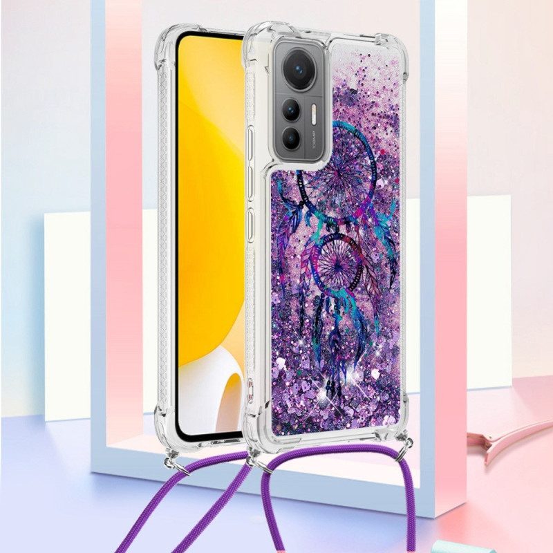 Cover Xiaomi 12 Lite Acchiappasogni Con Coulisse Con Paillettes