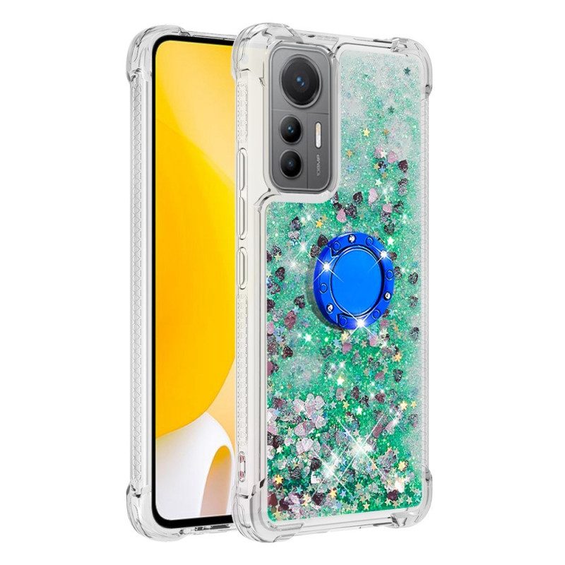 Cover Xiaomi 12 Lite Espositore Per Anelli Con Paillettes Colorate