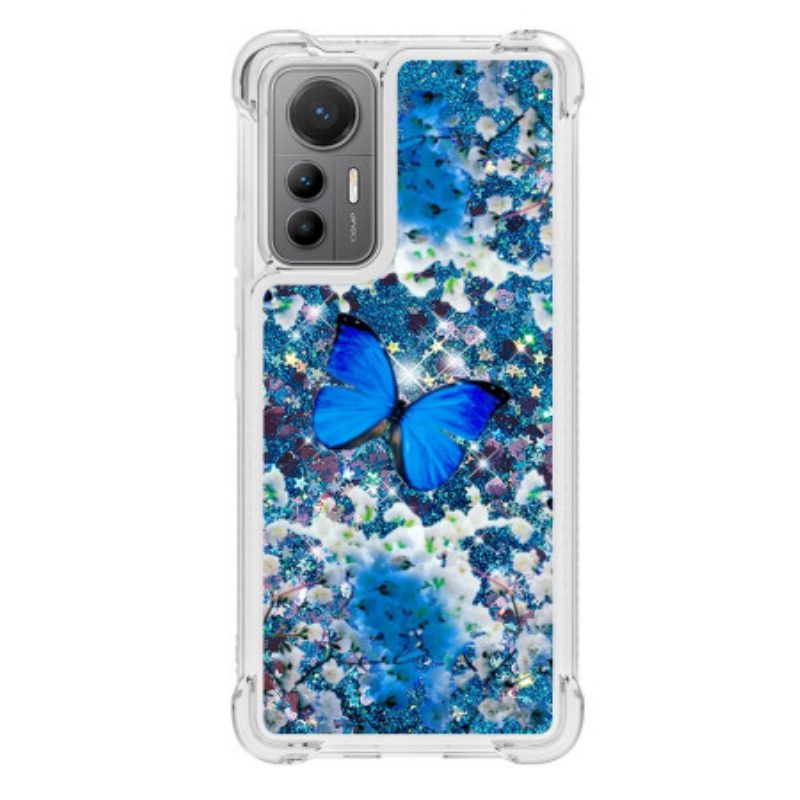 Cover Xiaomi 12 Lite Farfalle Di Paillettes