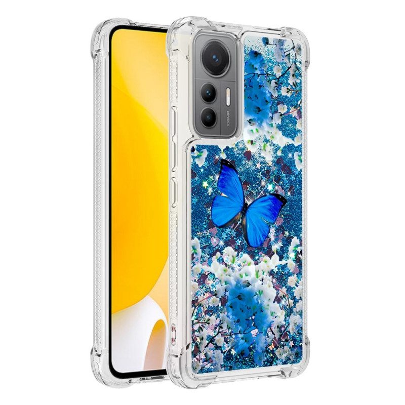 Cover Xiaomi 12 Lite Farfalle Di Paillettes