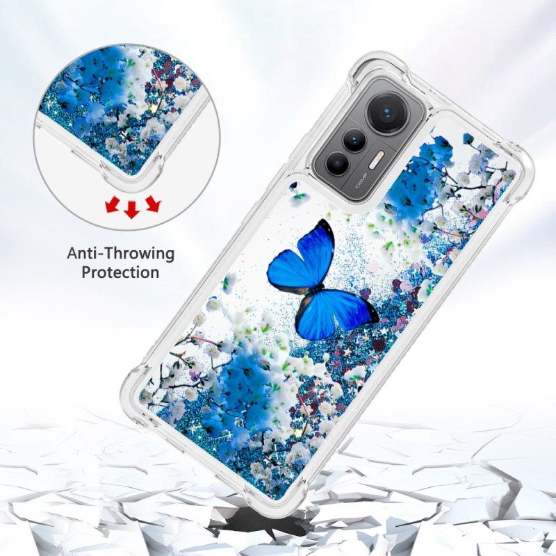 Cover Xiaomi 12 Lite Farfalle Di Paillettes