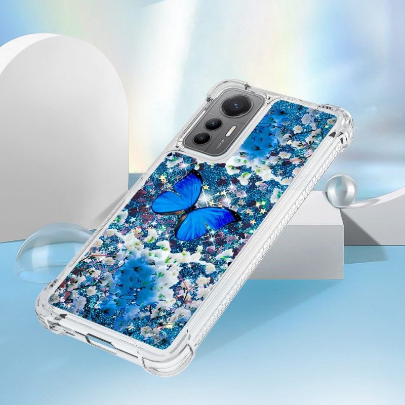 Cover Xiaomi 12 Lite Farfalle Di Paillettes