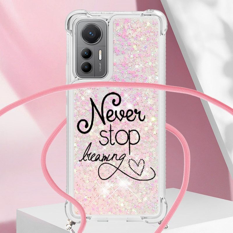 Cover Xiaomi 12 Lite Never Stop Glitter Coulisse