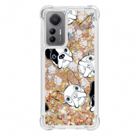 Cover Xiaomi 12 Lite Paillettes Signor Cane