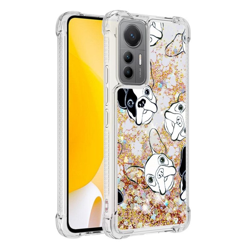 Cover Xiaomi 12 Lite Paillettes Signor Cane