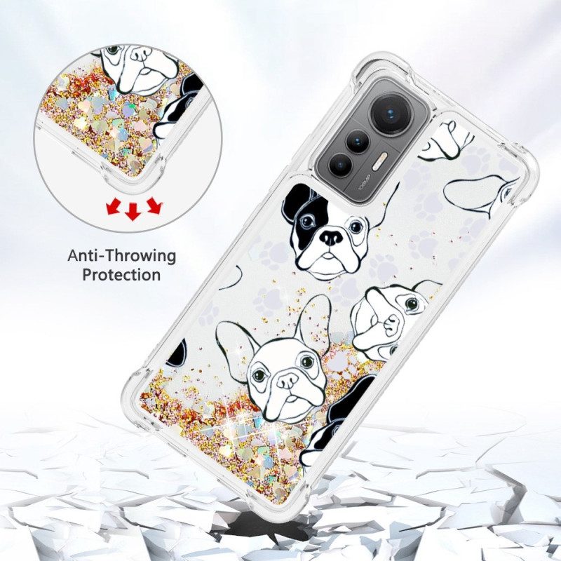 Cover Xiaomi 12 Lite Paillettes Signor Cane