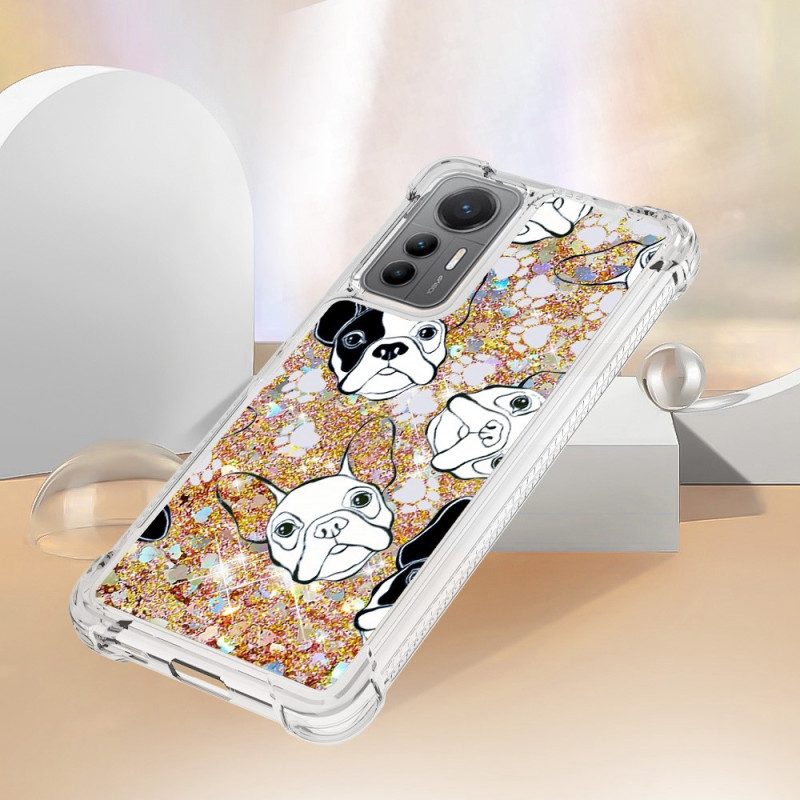 Cover Xiaomi 12 Lite Paillettes Signor Cane