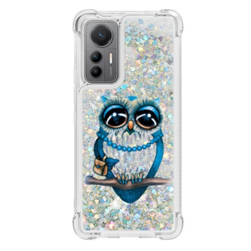 Cover Xiaomi 12 Lite Paillettes Signorina Gufo