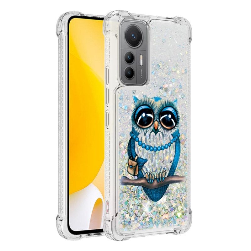 Cover Xiaomi 12 Lite Paillettes Signorina Gufo