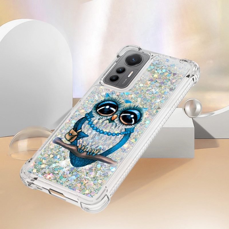 Cover Xiaomi 12 Lite Paillettes Signorina Gufo