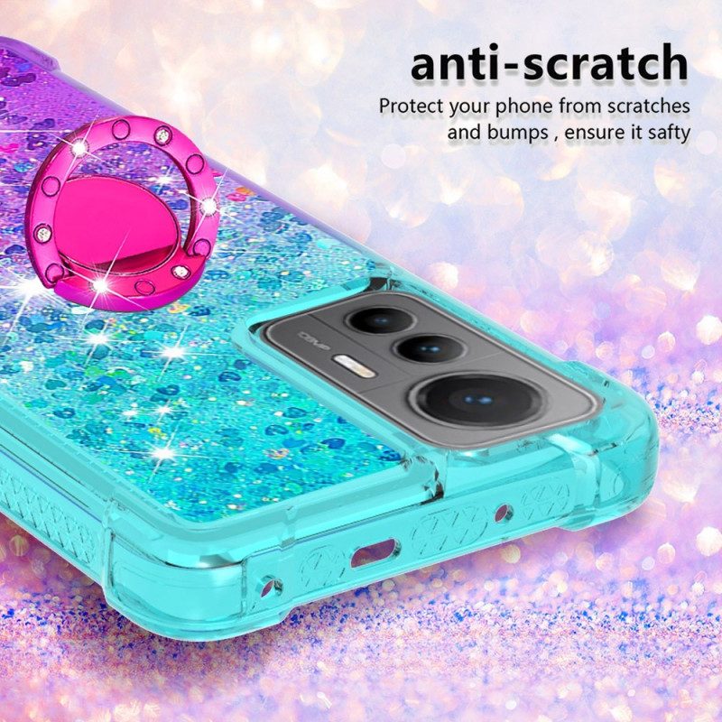 Cover Xiaomi 12 Lite Staffa Ad Anello Glitterata