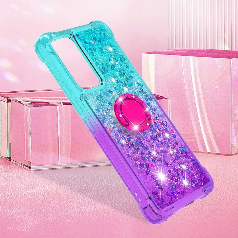 Cover Xiaomi 12 Lite Staffa Ad Anello Glitterata