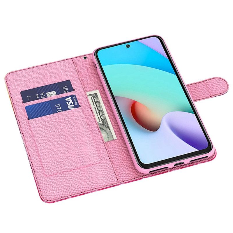 Custodia A Portafoglio Xiaomi 12 Lite Motivo Paisley Con Spalline