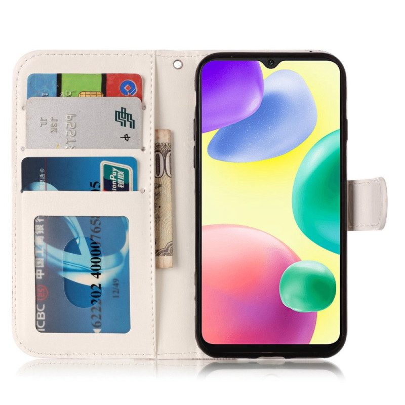 Custodia in pelle Xiaomi 12 Lite Cordino Leone