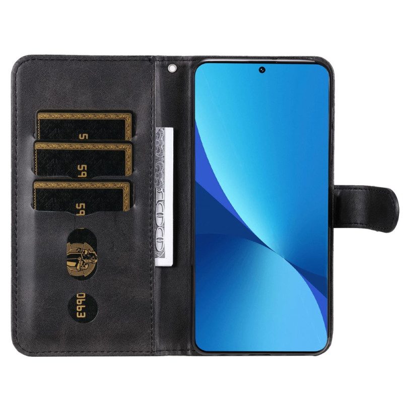 Custodia in pelle Xiaomi 12 Lite Portafoglio