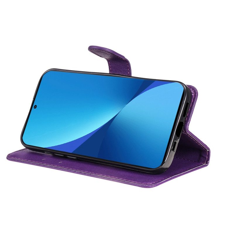 Custodia in pelle Xiaomi 12 Lite Semplice Con Cinturino