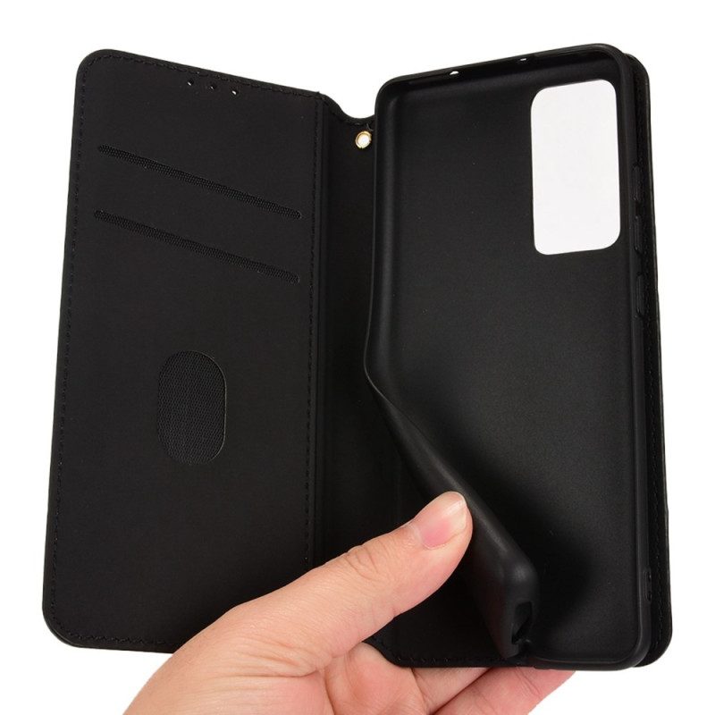 Folio Cover Xiaomi 12 Lite Custodia in pelle Trama 3d