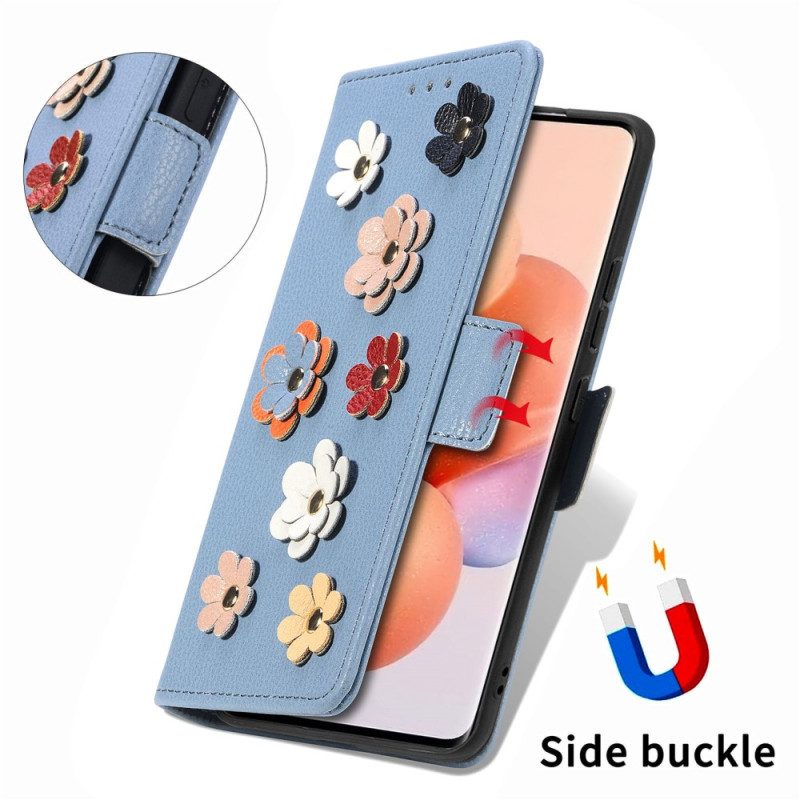 Folio Cover Xiaomi 12 Lite Fiori 3d