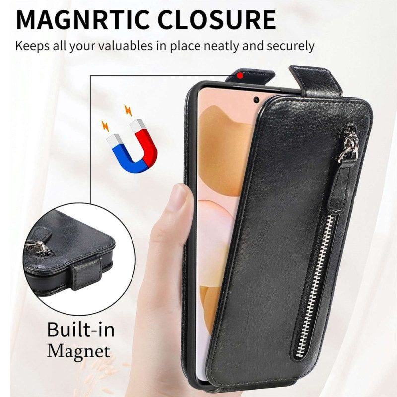 Folio Cover Xiaomi 12 Lite Portafoglio Custodia in pelle Flip Verticale Con Portafoglio