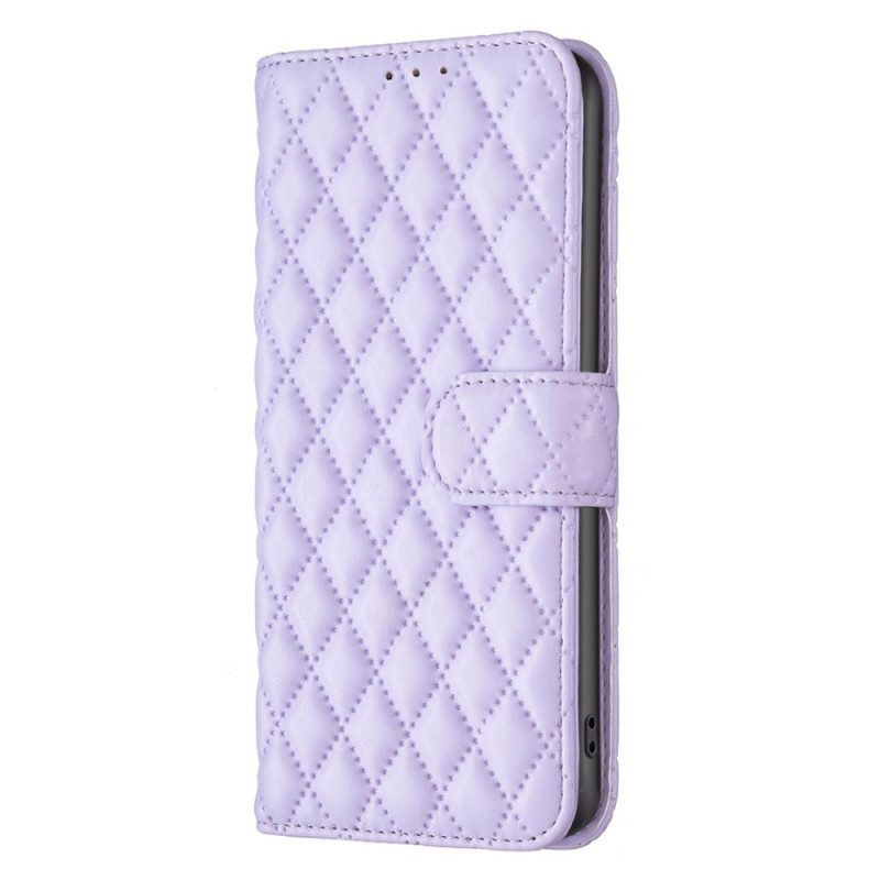 Folio Cover Xiaomi 12 Lite Stile Trapuntato Binfen Color