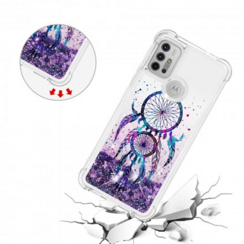 Cover Moto G30 / G10 Acchiappasogni Glitterato