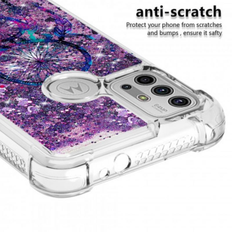 Cover Moto G30 / G10 Acchiappasogni Glitterato