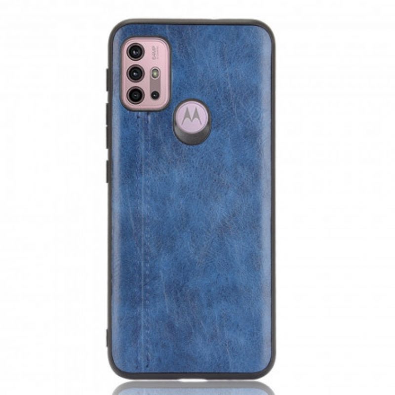 Cover Moto G30 / G10 Effetto Pelle Couture