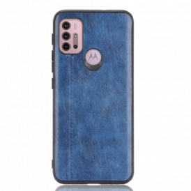 Cover Moto G30 / G10 Effetto Pelle Couture