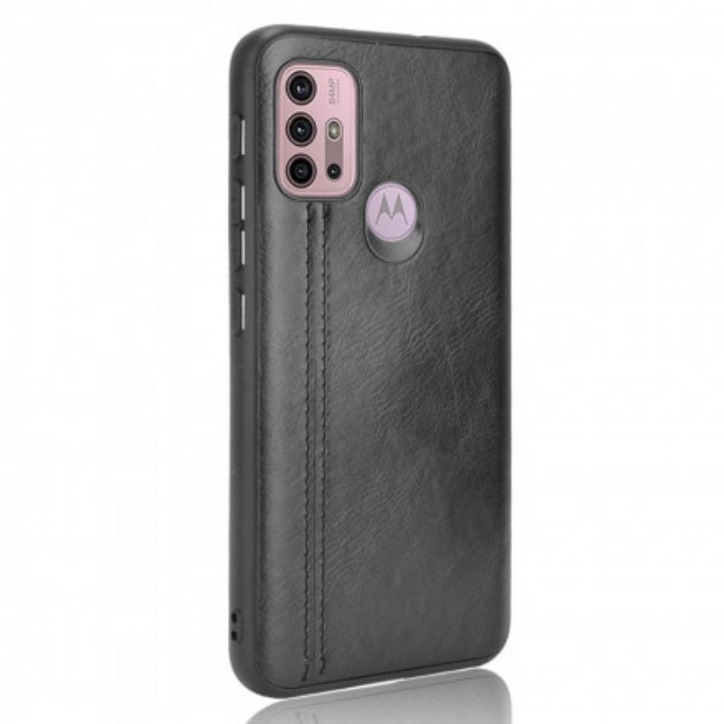 Cover Moto G30 / G10 Effetto Pelle Couture