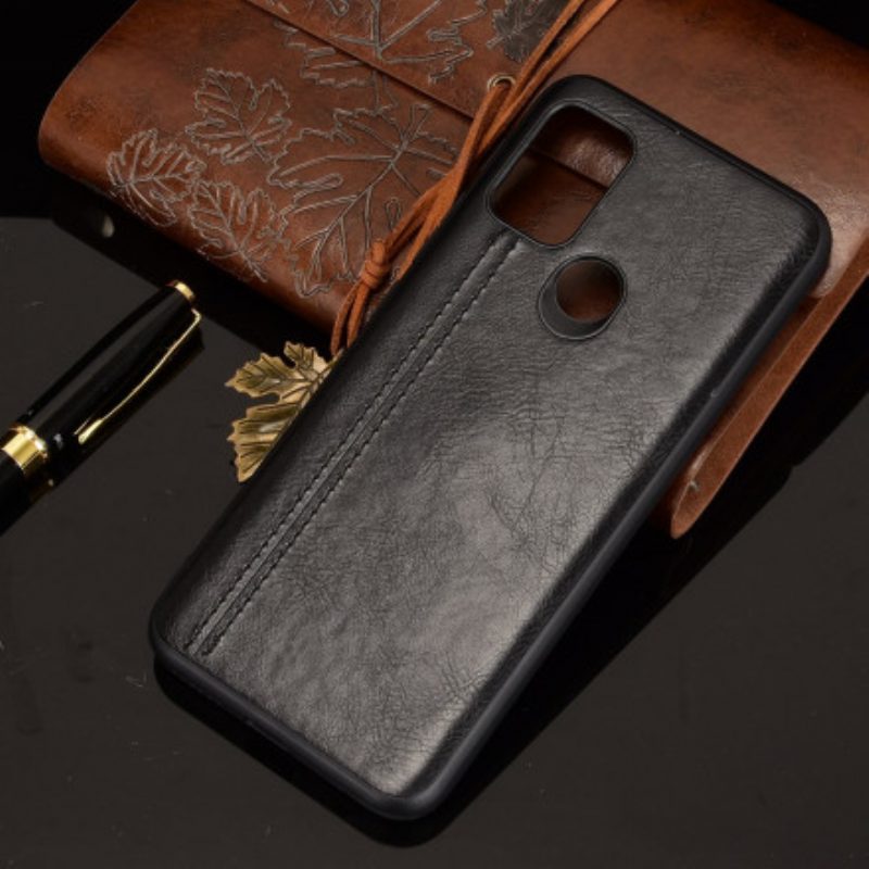 Cover Moto G30 / G10 Effetto Pelle Couture